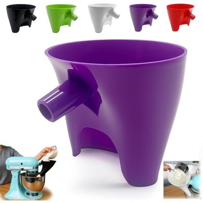 OEM Entonnoir À Farine Pour Robot Pâtissier Kitchen Aid Artisan Ksm150, Protection Anti-éclaboussures Pour Robots Pâtissiers Inclinables De 4,5 Et 5 Pintes, Outil De Cuisson Lavable Au Lave-vaisselle Et S - Publicité OEM Entonnoir À Farine Pour Robot Pâtissier Kitchen Aid Artisan Ksm150, Protection Anti-éclaboussures Pour Robots Pâtissiers Inclinables De 4,5 Et 5 Pintes, Outil De Cuisson Lavable Au Lave-vaisselle Et S - Publicité