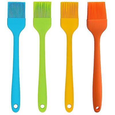 FATRD Lot De 4 Pinceaux En Silicone Pour La Cuisine - Publicité FATRD Lot De 4 Pinceaux En Silicone Pour La Cuisine - Publicité