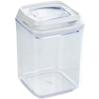 OEM Boite De Conservation Alimentaire Sous Vide Turin, Boite De Rangement Avec Couvercle Hermétique Pour La Conservation Des Aliments En Vrac, Capacité 0,9l, Plastique, 10x14,5x10 Cm, Transparent - Publicité OEM Boite De Conservation Alimentaire Sous Vide Turin, Boite De Rangement Avec Couvercle Hermétique Pour La Conservation Des Aliments En Vrac, Capacité 0,9l, Plastique, 10x14,5x10 Cm, Transparent - Publicité
