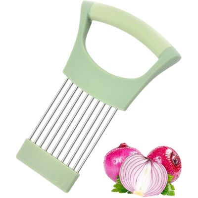 OEM Porte-tranche Oignons, Coupe-citron, Inox Alimentaire, Assistant Trancheur Avec Housse De Protection Pour Pommes, Terre, Viande, Oignons, Légumes (vert) - Publicité OEM Porte-tranche Oignons, Coupe-citron, Inox Alimentaire, Assistant Trancheur Avec Housse De Protection Pour Pommes, Terre, Viande, Oignons, Légumes (vert) - Publicité