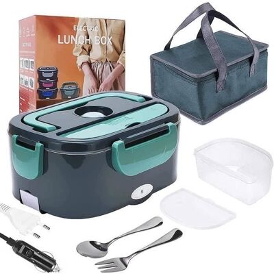 Cellfast Lunch Box Chauffante Électrique Pour Voiture Camion Bureau Travail 220v+12v, Acier Inoxydable 1.5l 40w, Boîte Isotherme Repas Chaud - Publicité Cellfast Lunch Box Chauffante Électrique Pour Voiture Camion Bureau Travail 220v+12v, Acier Inoxydable 1.5l 40w, Boîte Isotherme Repas Chaud - Publicité