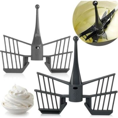 OEM Royaluxe-lot De 2 Fouets Papillon Remplacement Pour Vorwerk Thermomix Tm31 Tm5 Tm6, Abs Alimentaire, Accessoire Robot De Cuisine - Publicité OEM Royaluxe-lot De 2 Fouets Papillon Remplacement Pour Vorwerk Thermomix Tm31 Tm5 Tm6, Abs Alimentaire, Accessoire Robot De Cuisine - Publicité