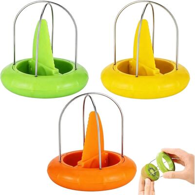 GRASSLIN Lot De 3 Éplucheurs Kiwi, Outil 3 En 1 Plastique Et Acier, Ustensile Cuisine Pour Fruits - Publicité GRASSLIN Lot De 3 Éplucheurs Kiwi, Outil 3 En 1 Plastique Et Acier, Ustensile Cuisine Pour Fruits - Publicité