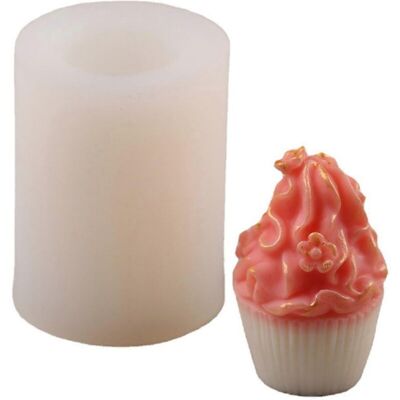 ALLAUVE Moule En Silicone En Forme De Cupcake Pour Cire Fondue Polymère, Fabrication Artisanale D'Aromathérapie. Publicité ALLAUVE Moule En Silicone En Forme De Cupcake Pour Cire Fondue Polymère, Fabrication Artisanale D'Aromathérapie. Publicité