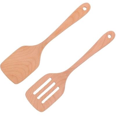 Cellfast Ensemble De Spatules Turner En Bois De Hêtre De Haute Qualité Pour Cuisine - Ustensiles De Cuisine Antiadhésifs - Publicité Cellfast Ensemble De Spatules Turner En Bois De Hêtre De Haute Qualité Pour Cuisine - Ustensiles De Cuisine Antiadhésifs - Publicité