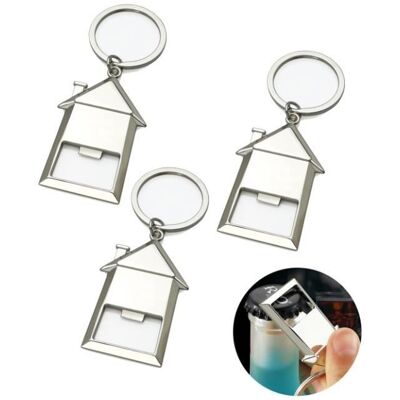Cellfast Ouvre Bouteille - 3pcs - Argent - Alliage De Zinc - 5.8x3.7cm - Publicité Cellfast Ouvre Bouteille - 3pcs - Argent - Alliage De Zinc - 5.8x3.7cm - Publicité