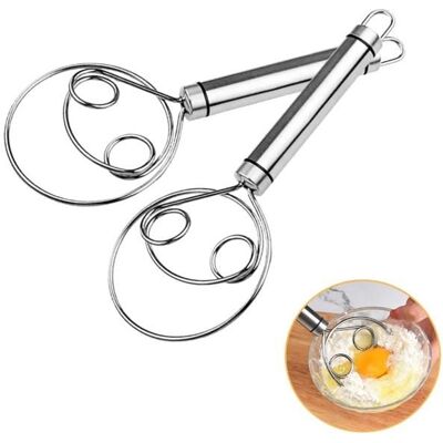 Cellfast 304 Fouet À Pâte ,2-pack Fouet À Pâte En Acier Inoxydable 304,fouet À Pâte Manuel Pour La Pâtisserie, Batteur À Œufs La Fabrication - Publicité Cellfast 304 Fouet À Pâte ,2-pack Fouet À Pâte En Acier Inoxydable 304,fouet À Pâte Manuel Pour La Pâtisserie, Batteur À Œufs La Fabrication - Publicité