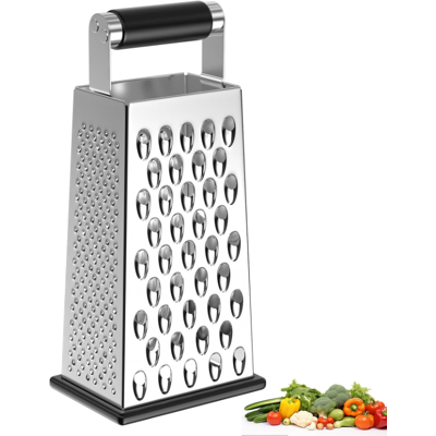 Generic 4 Côtés Rapeuse Legume Manuelle Inox, Râpe À Fromage, Cheese Grater, Polyvalente Zesteur Agrumes, Appareil Pour Raper Les Legumes, Pour Trancher - Publicité Generic 4 Côtés Rapeuse Legume Manuelle Inox, Râpe À Fromage, Cheese Grater, Polyvalente Zesteur Agrumes, Appareil Pour Raper Les Legumes, Pour Trancher - Publicité
