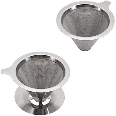 OEM Filtre À Café, Porte-filtre À Café, Entonnoir, Filtre Double Couche En Acier Inoxydable 304, Filtre À Café Basculant Réutilisable, Filtre À Café Pour Le Camping Et Les Voyages - Publicité OEM Filtre À Café, Porte-filtre À Café, Entonnoir, Filtre Double Couche En Acier Inoxydable 304, Filtre À Café Basculant Réutilisable, Filtre À Café Pour Le Camping Et Les Voyages - Publicité