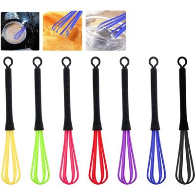 OEM Fouet De Cuisine Manuel 7 Pièces – Mini Fouets En Plastique Polyvalents Pour Pâtisserie, Préparations Culinaire Ou Teinture Capillaire - Publicité OEM Fouet De Cuisine Manuel 7 Pièces – Mini Fouets En Plastique Polyvalents Pour Pâtisserie, Préparations Culinaire Ou Teinture Capillaire - Publicité