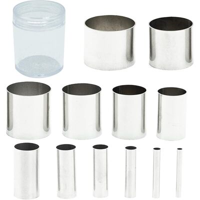 SANS MARQUE 12pcs Emporte Piece Rond Cercle Patisserie Emporte Pièces Cuisine Pour Biscuits Pâtes À Sucre Gâteaux Emporte Piece Biscuit Cookie Cutter - Publicité SANS MARQUE 12pcs Emporte Piece Rond Cercle Patisserie Emporte Pièces Cuisine Pour Biscuits Pâtes À Sucre Gâteaux Emporte Piece Biscuit Cookie Cutter - Publicité