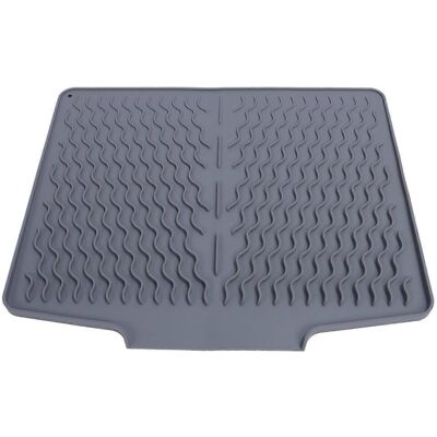 FLAMMKRAFT Tapis Égouttoir À Vaisselle En Silicone Antidérapant, Résistant À La Chaleur, Pliable Et Facile À Nettoyer Pour La Cuisine - Publicité FLAMMKRAFT Tapis Égouttoir À Vaisselle En Silicone Antidérapant, Résistant À La Chaleur, Pliable Et Facile À Nettoyer Pour La Cuisine - Publicité