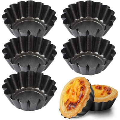 Generic Moule À Tarte Aux Œufs, Lot De 5 Moules À Pâtisserie En Acier Au Carbone, Réutilisables, Tarte Oeuf Pan Antiadhésif, Moule À Quiche Pour Tartes - Publicité Generic Moule À Tarte Aux Œufs, Lot De 5 Moules À Pâtisserie En Acier Au Carbone, Réutilisables, Tarte Oeuf Pan Antiadhésif, Moule À Quiche Pour Tartes - Publicité