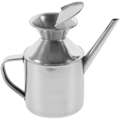 LISATR Bouteille Distributrice De Sauce Soja, Pot À Huile En Acier Inoxydable, Récipient De Conservation Pour Sauce Soja Et Vinaigre-15.00x12.00x7.50cm-silver - Publicité LISATR Bouteille Distributrice De Sauce Soja, Pot À Huile En Acier Inoxydable, Récipient De Conservation Pour Sauce Soja Et Vinaigre-15.00x12.00x7.50cm-silver - Publicité