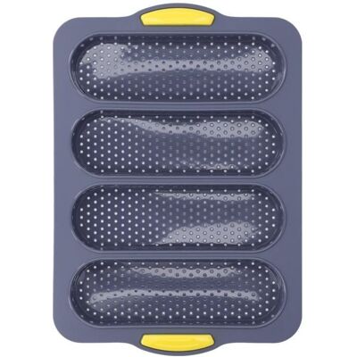 Cellfast Akozon Tapis À Baguette Moule À Baguette 4 Rainures Silicone Souple Surface Lisse Moule À Pain Moule De Cuisson Outil De Cuisine - Publicité Cellfast Akozon Tapis À Baguette Moule À Baguette 4 Rainures Silicone Souple Surface Lisse Moule À Pain Moule De Cuisson Outil De Cuisine - Publicité