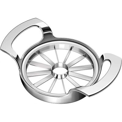 LAVVE Coupe-pommes Épais, Version Améliorée, Éplucheur De Pommes Extra Large À 12 Lames, 12 Lames Tranchantes En Acier Inoxydable, Coupe-pommes, Dénoyauteur, Lame À Coupe Nette D - Publicité LAVVE Coupe-pommes Épais, Version Améliorée, Éplucheur De Pommes Extra Large À 12 Lames, 12 Lames Tranchantes En Acier Inoxydable, Coupe-pommes, Dénoyauteur, Lame À Coupe Nette D - Publicité