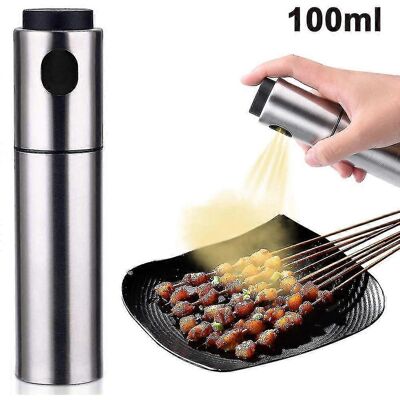 LISATR Vaporisateur D'Huile D'Olive En Acier Inoxydable, Flacons De Bar Rechargeables, 100 Ml, Usage Alimentaire - Publicité LISATR Vaporisateur D'Huile D'Olive En Acier Inoxydable, Flacons De Bar Rechargeables, 100 Ml, Usage Alimentaire - Publicité