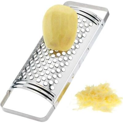ABYSSE 1pc, Râpe Argentée, Acier Inoxydable, Râpe À Fromage, Râpe À Fromage, Gadgets De Cuisine - Publicité ABYSSE 1pc, Râpe Argentée, Acier Inoxydable, Râpe À Fromage, Râpe À Fromage, Gadgets De Cuisine - Publicité