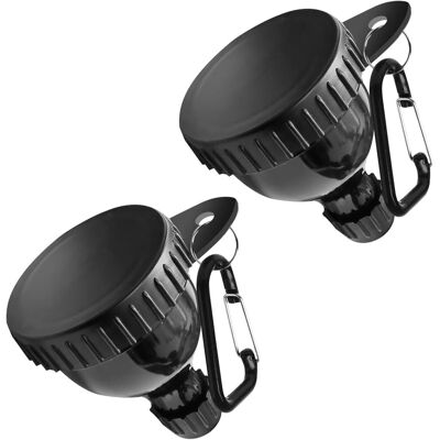 KAJFJAD Lot De 2 Entonnoirs À Protéines En Poudre Avec Porte-clés – Récipient Portable De 50 Ml Pour Le Sport, Le Fitness Et Les Voyages - Publicité KAJFJAD Lot De 2 Entonnoirs À Protéines En Poudre Avec Porte-clés – Récipient Portable De 50 Ml Pour Le Sport, Le Fitness Et Les Voyages - Publicité