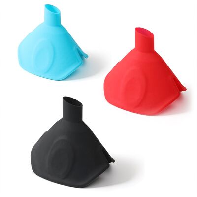 AHLSEN Bravix 3 Pièces Entonnoir Pliable, Mini Entonnoir, Entonnoir Cuisine, Entonnoir Multifonctionnel, 2 En 1 Silicone Entonnoir Et Gant, Gant Four Silicone Pour Transfert Liquide Alimentaire - Publicité AHLSEN Bravix 3 Pièces Entonnoir Pliable, Mini Entonnoir, Entonnoir Cuisine, Entonnoir Multifonctionnel, 2 En 1 Silicone Entonnoir Et Gant, Gant Four Silicone Pour Transfert Liquide Alimentaire - Publicité