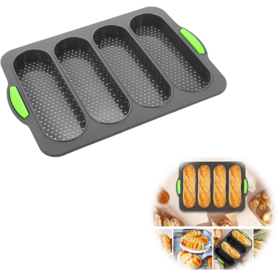 Generic Moule À En Silicone À 4 Fentes, Antiadhésif , Pour Français Ustensile De Cuisson Domestique - Publicité Generic Moule À En Silicone À 4 Fentes, Antiadhésif , Pour Français Ustensile De Cuisson Domestique - Publicité