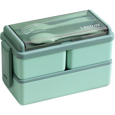 BRINSEA Boîte À Lunch, Boîte À Lunch Bento Avec 3 Compartiments Et Ustensiles, Boîte À Lunch Micro-ondable, Boîte À Lunch En Plastique Pour Enfants Adultes - Publicité BRINSEA Boîte À Lunch, Boîte À Lunch Bento Avec 3 Compartiments Et Ustensiles, Boîte À Lunch Micro-ondable, Boîte À Lunch En Plastique Pour Enfants Adultes - Publicité