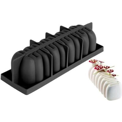 Cellfast Moule Silicone À Buche - (29 Cm X 9,5 Cm X 7,5 Cm) - ( +230° C À - 40°c) - Publicité Cellfast Moule Silicone À Buche - (29 Cm X 9,5 Cm X 7,5 Cm) - ( +230° C À - 40°c) - Publicité