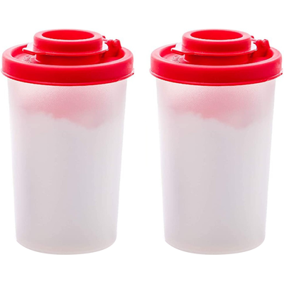 ALVIOR Salt Shaker - Pepper Shaker - Airtight Moisture Proof Plastic Set - For Camping Picnic Outdoor Kitchen Use - 2 Pieces - Publicité ALVIOR Salt Shaker - Pepper Shaker - Airtight Moisture Proof Plastic Set - For Camping Picnic Outdoor Kitchen Use - 2 Pieces - Publicité