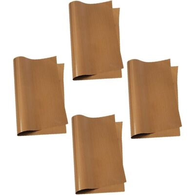 GRASSLIN Lot De 4 Feuilles De Tissu Pour Doublure De Moule À Pâtisserie En Matériau Synthétique, Tapis De Cuisson Antiadhésif, Résistant La Chaleur Et Imperméable À L'Huile Pour Four'-'- - Publicité GRASSLIN Lot De 4 Feuilles De Tissu Pour Doublure De Moule À Pâtisserie En Matériau Synthétique, Tapis De Cuisson Antiadhésif, Résistant La Chaleur Et Imperméable À L'Huile Pour Four'-'- - Publicité
