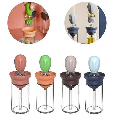 YUDO Distributeur D'Huile De Cuisine Avec Pinceau En Silicone Pour La Cuisson, Le Barbecue Et Autres Préparations.-coffee - Publicité YUDO Distributeur D'Huile De Cuisine Avec Pinceau En Silicone Pour La Cuisson, Le Barbecue Et Autres Préparations.-coffee - Publicité