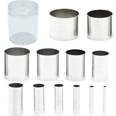 SANS MARQUE 12pcs Emporte Piece Rond Cercle Patisserie Emporte Pièces Cuisine Pour Biscuits Pâtes À Sucre Gâteaux Emporte Piece Biscuit Cookie Cutter - Publicité SANS MARQUE 12pcs Emporte Piece Rond Cercle Patisserie Emporte Pièces Cuisine Pour Biscuits Pâtes À Sucre Gâteaux Emporte Piece Biscuit Cookie Cutter - Publicité