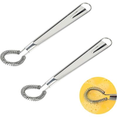 OEM Fouet De Cuisine Miniature En Acier Inoxydable – Lot De 4 Fouets Spirales Manuels Pour Café, Sauces, Crème Et Pâtisserie - Publicité OEM Fouet De Cuisine Miniature En Acier Inoxydable – Lot De 4 Fouets Spirales Manuels Pour Café, Sauces, Crème Et Pâtisserie - Publicité