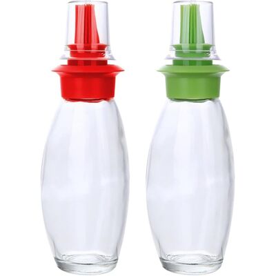 OEM Brosse À Huile En Silicone Pour Bouteille De 220 Ml Avec Récipient En Verre, Facile À Prendre En Main Et À Ranger, En Silicone Rouge Et Abs, Idéale Pour La Cuisson Au Four Et Au Gril. Publicité OEM Brosse À Huile En Silicone Pour Bouteille De 220 Ml Avec Récipient En Verre, Facile À Prendre En Main Et À Ranger, En Silicone Rouge Et Abs, Idéale Pour La Cuisson Au Four Et Au Gril. Publicité