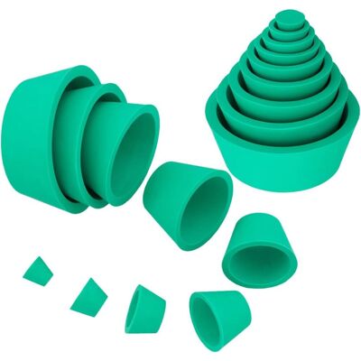 PUNNYB D Entonnoir En Caoutchouc Vert 9x1 2 Pièces Bouchons Pour - Publicité PUNNYB D Entonnoir En Caoutchouc Vert 9x1 2 Pièces Bouchons Pour - Publicité