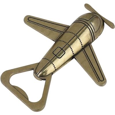 Cellfast Ouvre-bouteille - Vintage - Avion - Alliage - Métal Bronze Antique - Cadeau De Mariage - Publicité Cellfast Ouvre-bouteille - Vintage - Avion - Alliage - Métal Bronze Antique - Cadeau De Mariage - Publicité