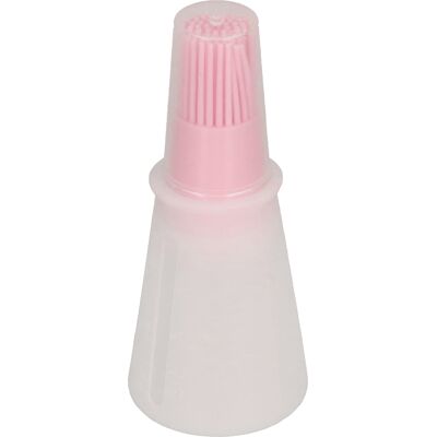 MCKENSA Pinceau À Huile En Silicone Multifonctionnel Pour Sauces Et Barbecue, Avec Bouchon Transparent, Outil De Cuisine Rose - Publicité MCKENSA Pinceau À Huile En Silicone Multifonctionnel Pour Sauces Et Barbecue, Avec Bouchon Transparent, Outil De Cuisine Rose - Publicité