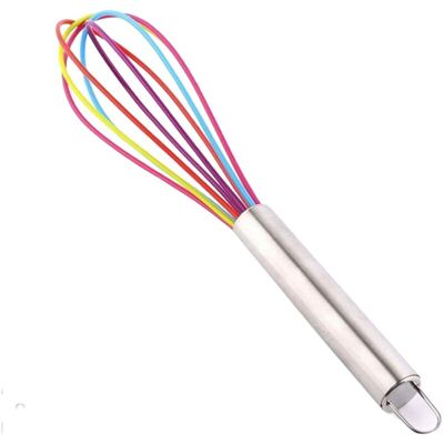 OEM Fouet Ballon En Silicone Alimentaire Avec Manche Inoxydable – Idéal Pour Monter Crème, Lait Ou Œufs, Résistant Et Facile À Nettoyer - Publicité OEM Fouet Ballon En Silicone Alimentaire Avec Manche Inoxydable – Idéal Pour Monter Crème, Lait Ou Œufs, Résistant Et Facile À Nettoyer - Publicité