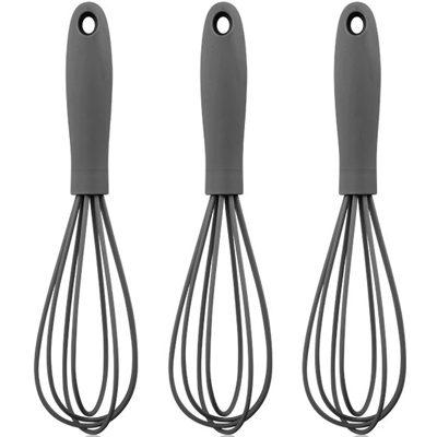 ALVIOR Fouet En Silicone - Résistant À La Chaleur Jusqu'à 230 °c - Pour Cuisinière Antiadhésive Et Ustensiles De Cuisine - Lot De 3 - Publicité ALVIOR Fouet En Silicone - Résistant À La Chaleur Jusqu'à 230 °c - Pour Cuisinière Antiadhésive Et Ustensiles De Cuisine - Lot De 3 - Publicité