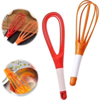 BARBAYDOS Fouet Manuel - Cuillère Magique - Lot De 2 - Silicone Pliable - Design 2 En 1 - Ergonomique - Publicité BARBAYDOS Fouet Manuel - Cuillère Magique - Lot De 2 - Silicone Pliable - Design 2 En 1 - Ergonomique - Publicité
