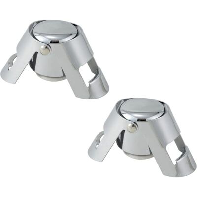Scotch Bouchon De Bouteille De Champagne En Acier Inoxydable, Lot De 2 Pièces. Bouchon De Bouteille De Vin Mousseux Réutilisable. Publicité Scotch Bouchon De Bouteille De Champagne En Acier Inoxydable, Lot De 2 Pièces. Bouchon De Bouteille De Vin Mousseux Réutilisable. Publicité