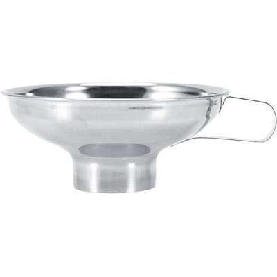 ZOTERNEN Entonnoir À Large Bouche De Haute Qualité À La Maison En Acier Inonxydable Avec Poignée Pour Bouteilles De Hanche Pot De Remplissage Pot De Vin (taille Grande). Publicité ZOTERNEN Entonnoir À Large Bouche De Haute Qualité À La Maison En Acier Inonxydable Avec Poignée Pour Bouteilles De Hanche Pot De Remplissage Pot De Vin (taille Grande). Publicité