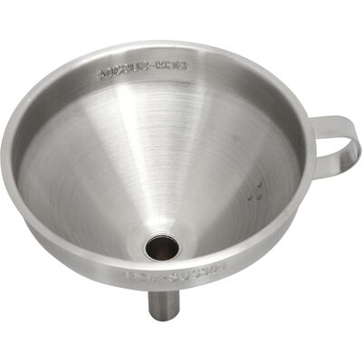 YUDO Entonnoir De Cuisine En Acier Inoxydable Avec Filtre - 13 Cm De Diamètre - Publicité YUDO Entonnoir De Cuisine En Acier Inoxydable Avec Filtre - 13 Cm De Diamètre - Publicité