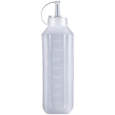 LISATR 1 Flacon Souple De 800 Ml Pour Sauce, Distributeur D'Assaisonnement Pour Ketchup-25x8x6cm-white - Publicité LISATR 1 Flacon Souple De 800 Ml Pour Sauce, Distributeur D'Assaisonnement Pour Ketchup-25x8x6cm-white - Publicité