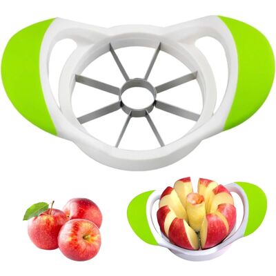 SUPERWISE Coupe Pomme (8 Lames) – Trancheur Acier Inoxydable, Séparateur Fruits, Retire-cœur, Découpe Rapide, Ustensile Cuisine - Publicité SUPERWISE Coupe Pomme (8 Lames) – Trancheur Acier Inoxydable, Séparateur Fruits, Retire-cœur, Découpe Rapide, Ustensile Cuisine - Publicité