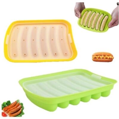 Cellfast Moule Saucisse - 2pcs - Silicone - Antiadhésif - Compatible Lave-vaisselle - Publicité Cellfast Moule Saucisse - 2pcs - Silicone - Antiadhésif - Compatible Lave-vaisselle - Publicité