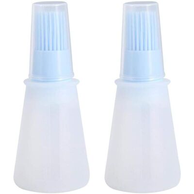 BRINSEA Brosse À Bouteille D'Huile En Silicone Avec Couvercle Bouteille De Sauce Molle Avec Pinceau À Pâtisserie En Silicone Emballage Réutilisable (bleu) - Publicité BRINSEA Brosse À Bouteille D'Huile En Silicone Avec Couvercle Bouteille De Sauce Molle Avec Pinceau À Pâtisserie En Silicone Emballage Réutilisable (bleu) - Publicité