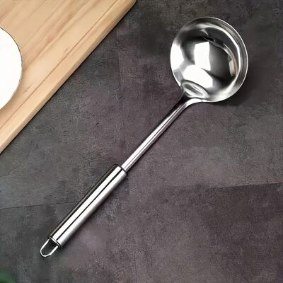Cellfast Cuillère De Cuisine En Acier Inoxydable 1 Pièce - Pour La Cuisine, Long Manche Adapté À La Maison Et Au Restaurant - Publicité Cellfast Cuillère De Cuisine En Acier Inoxydable 1 Pièce - Pour La Cuisine, Long Manche Adapté À La Maison Et Au Restaurant - Publicité