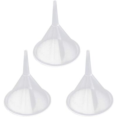 AHLSEN Bravix 3pcs Entonnoir Transparent, Entonnoir Cuisine, Mini Entonnoirs En Plastique Pour Transfert De Parfum Liquide Sable, Pour Transfert Liquide De Poudre Huile Alimentaire - Publicité AHLSEN Bravix 3pcs Entonnoir Transparent, Entonnoir Cuisine, Mini Entonnoirs En Plastique Pour Transfert De Parfum Liquide Sable, Pour Transfert Liquide De Poudre Huile Alimentaire - Publicité