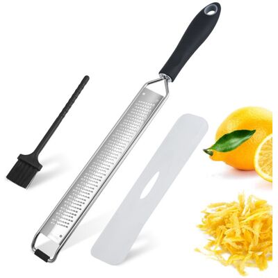 Melissa Râpe Zesteur Citron Agrumes Fromage En Inox - Ergonomique Et Anti-dérapant - Rape A Fromage Multifonction - Rape A Gingembre, Fromage, Fruits Et Autres Aliments - Publicité Melissa Râpe Zesteur Citron Agrumes Fromage En Inox - Ergonomique Et Anti-dérapant - Rape A Fromage Multifonction - Rape A Gingembre, Fromage, Fruits Et Autres Aliments - Publicité