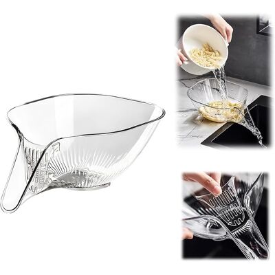 AQUAFORGE Panier Égouttoir En Forme D'Entonnoir Panier Égouttoir Filtre Pour Évier De Cuisine Panier Passoire Multifonctionnel - Publicité AQUAFORGE Panier Égouttoir En Forme D'Entonnoir Panier Égouttoir Filtre Pour Évier De Cuisine Panier Passoire Multifonctionnel - Publicité